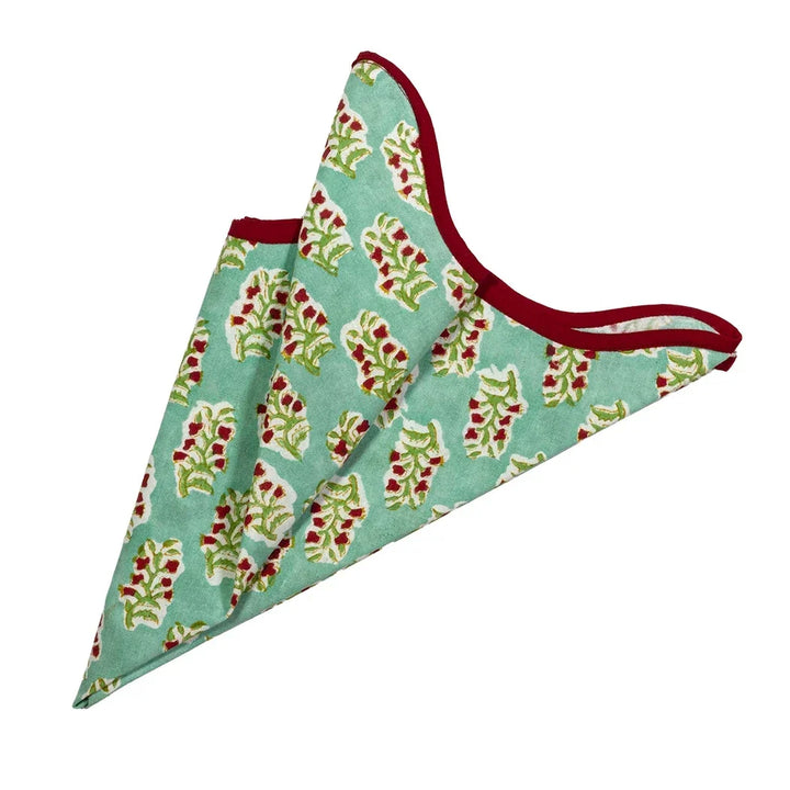 Napkin - Garden Scalloped Edge - Linen