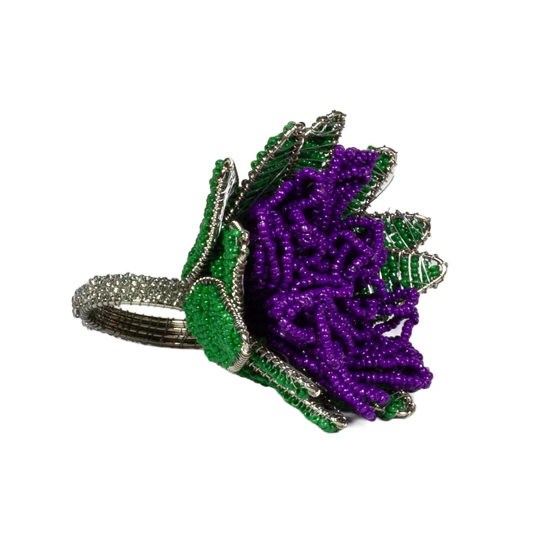 Napkin Ring - Artichoke Beadwork - Beadwork