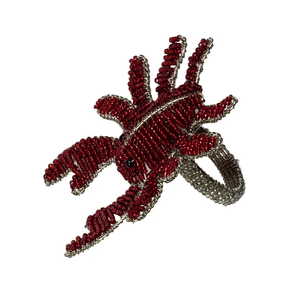 Napkin Ring - Crab Beadwork - Beadwork