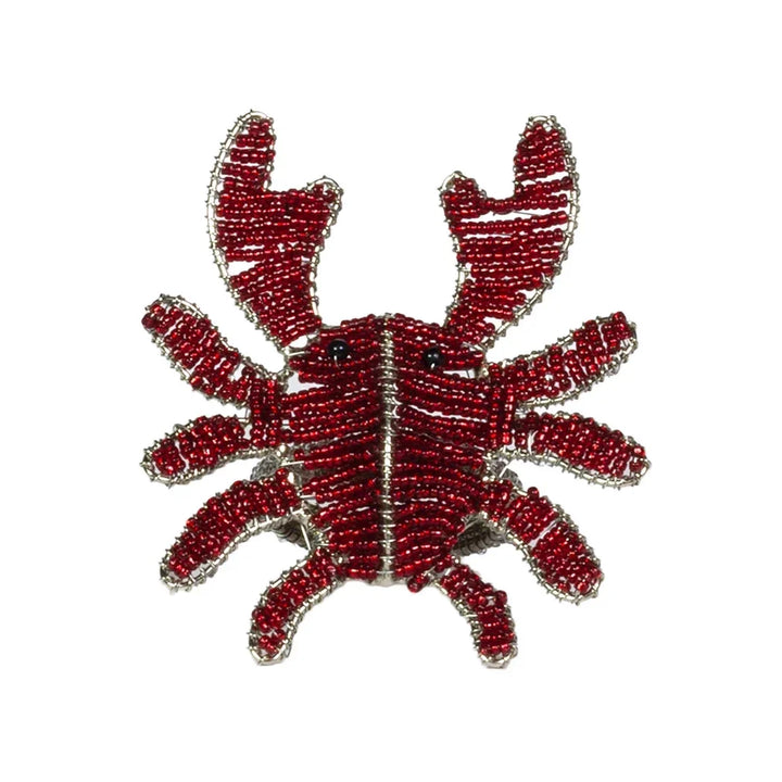 Napkin Ring - Crab Beadwork - Beadwork
