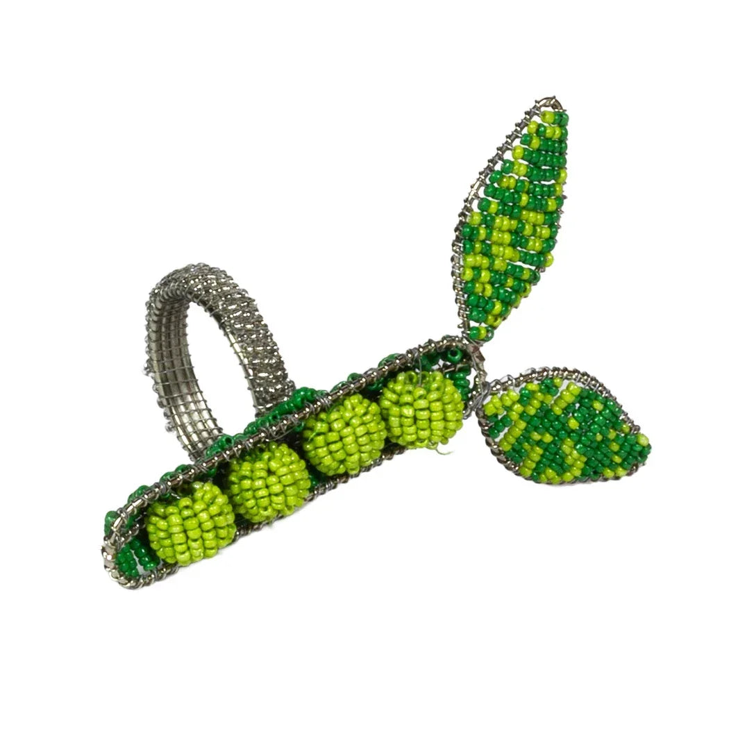 Napkin Ring - Peas in a Pod Beadwork - Beadwork