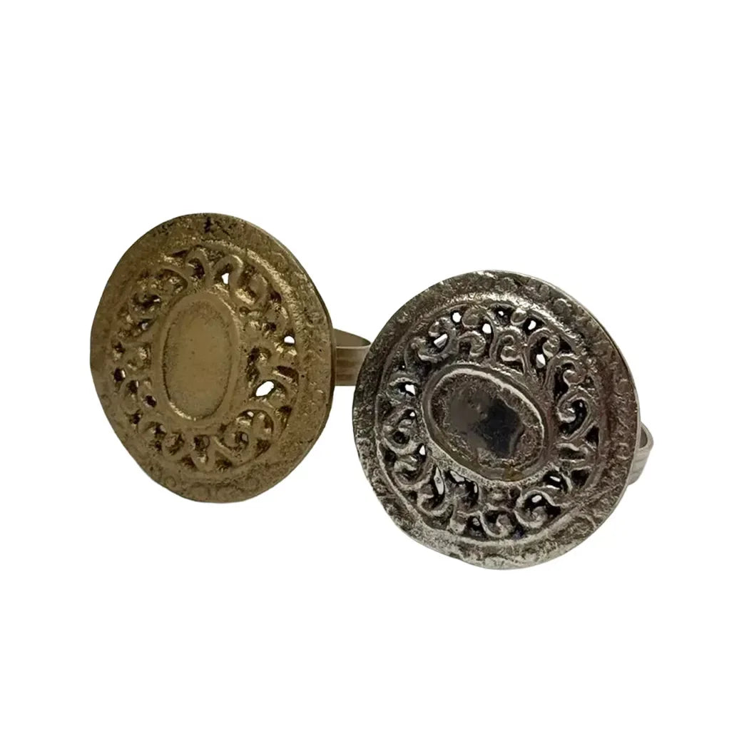 Napkin Ring - Pendant Silver / Brass - Metal