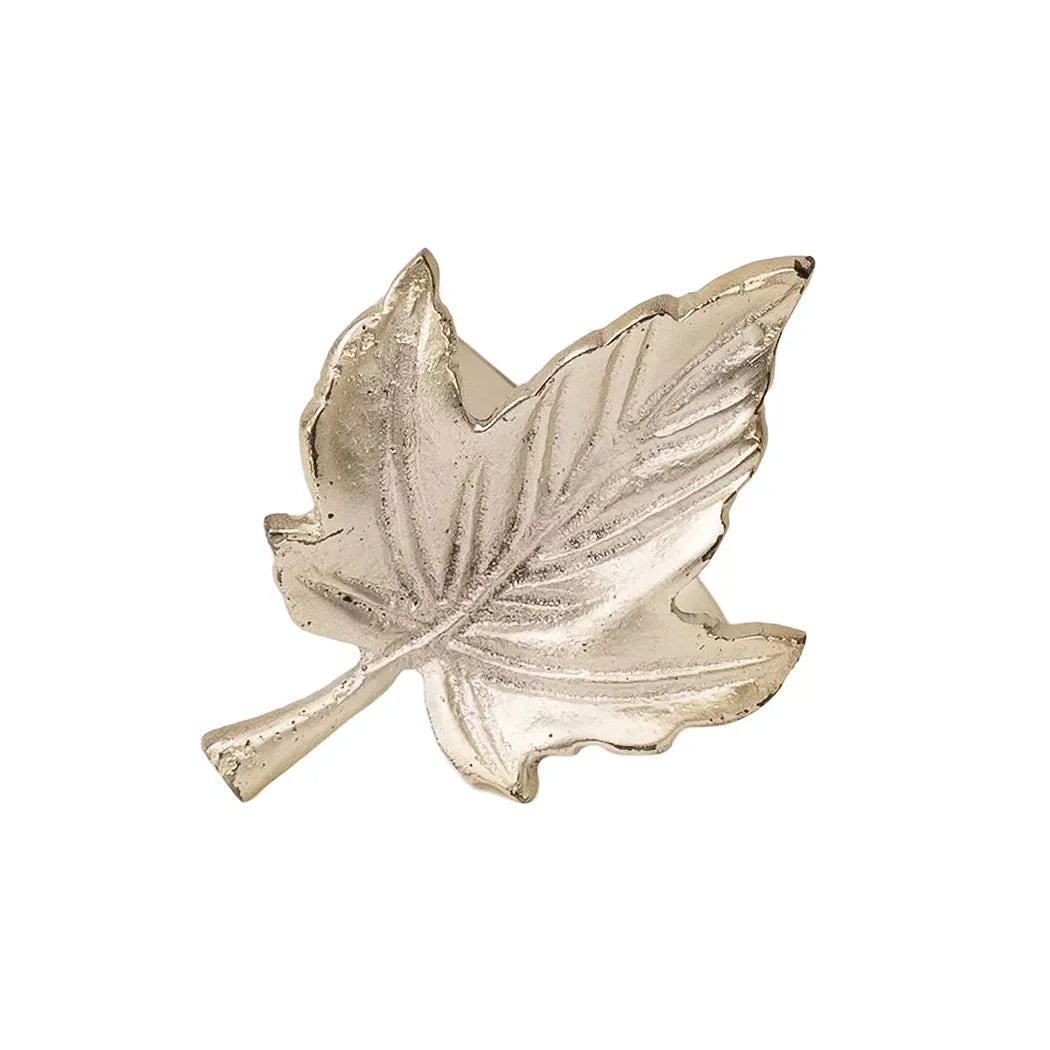 Napkin Ring - Silver Grape Leaf - Metal