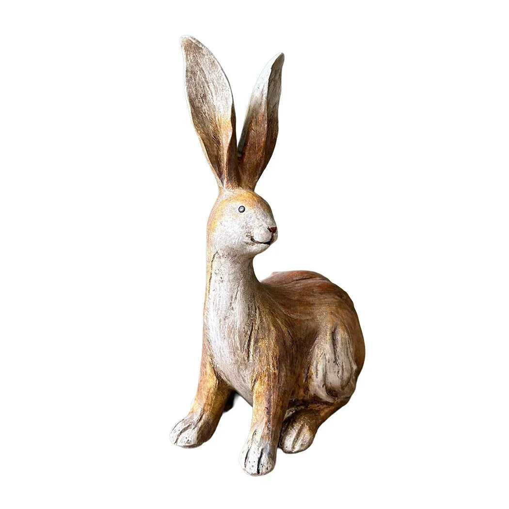Ornament - Abstract Bunny Brown - Resin