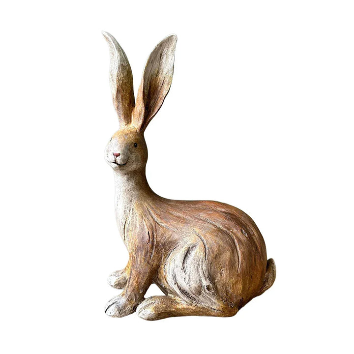 Ornament - Abstract Bunny Brown - Resin