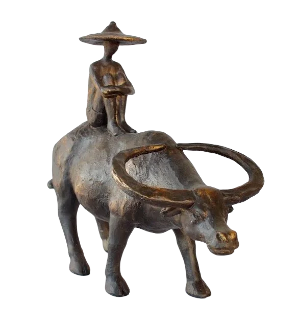 Ornament - Buffalo Rider - Resin