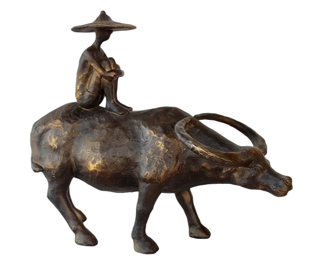 Ornament - Buffalo Rider - Resin