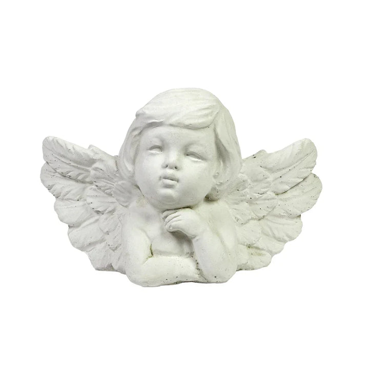 Ornament - Cherub Cement - Ceramic