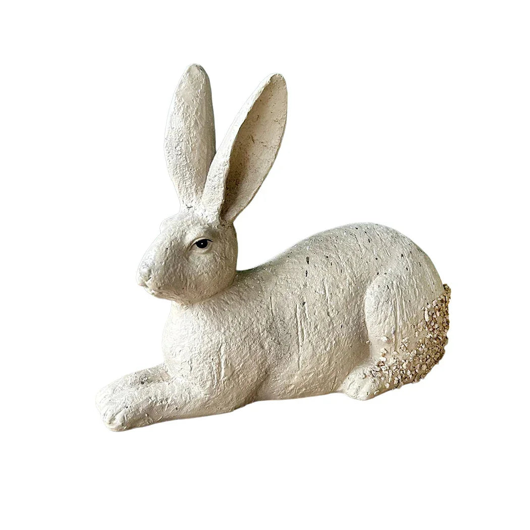 Ornament - Cool Bunny Laying - Resin