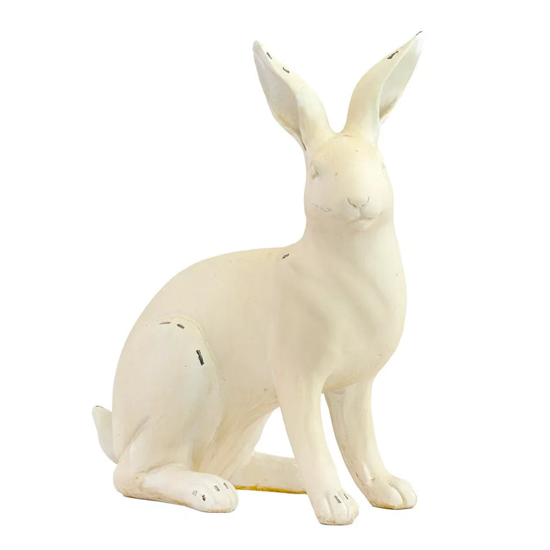 Ornament - Cream Hare - Resin