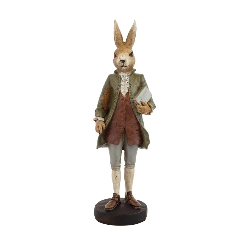 Ornament - Dressed Up Hare - Resin