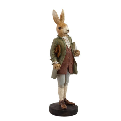 Ornament - Dressed Up Hare - Resin