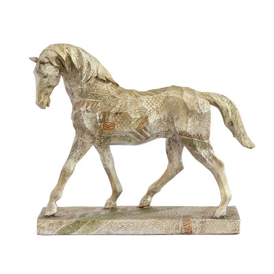 Ornament - Engraved Horse - Resin