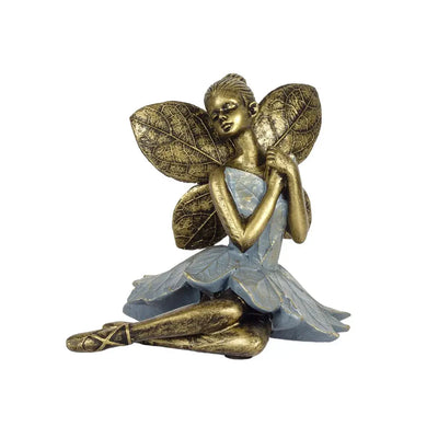 Ornament -Fairy Ballerina Sitting - Resin