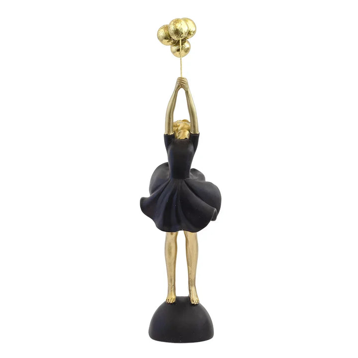 Ornament - Girl with Balloons 29cm - Resin