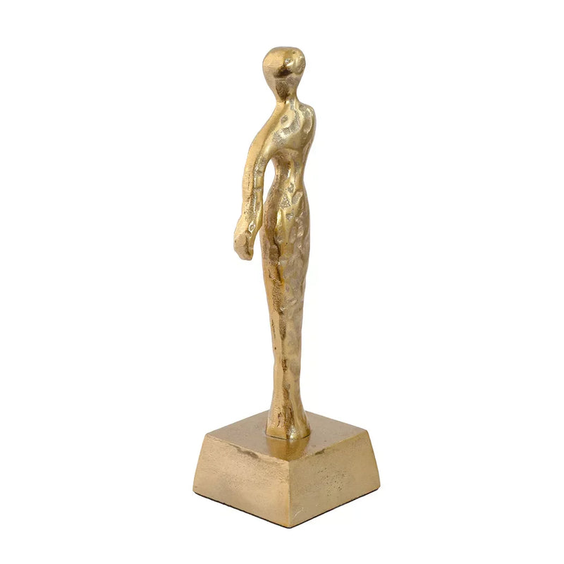 Ornament - Gold Abstract Lady - Iron