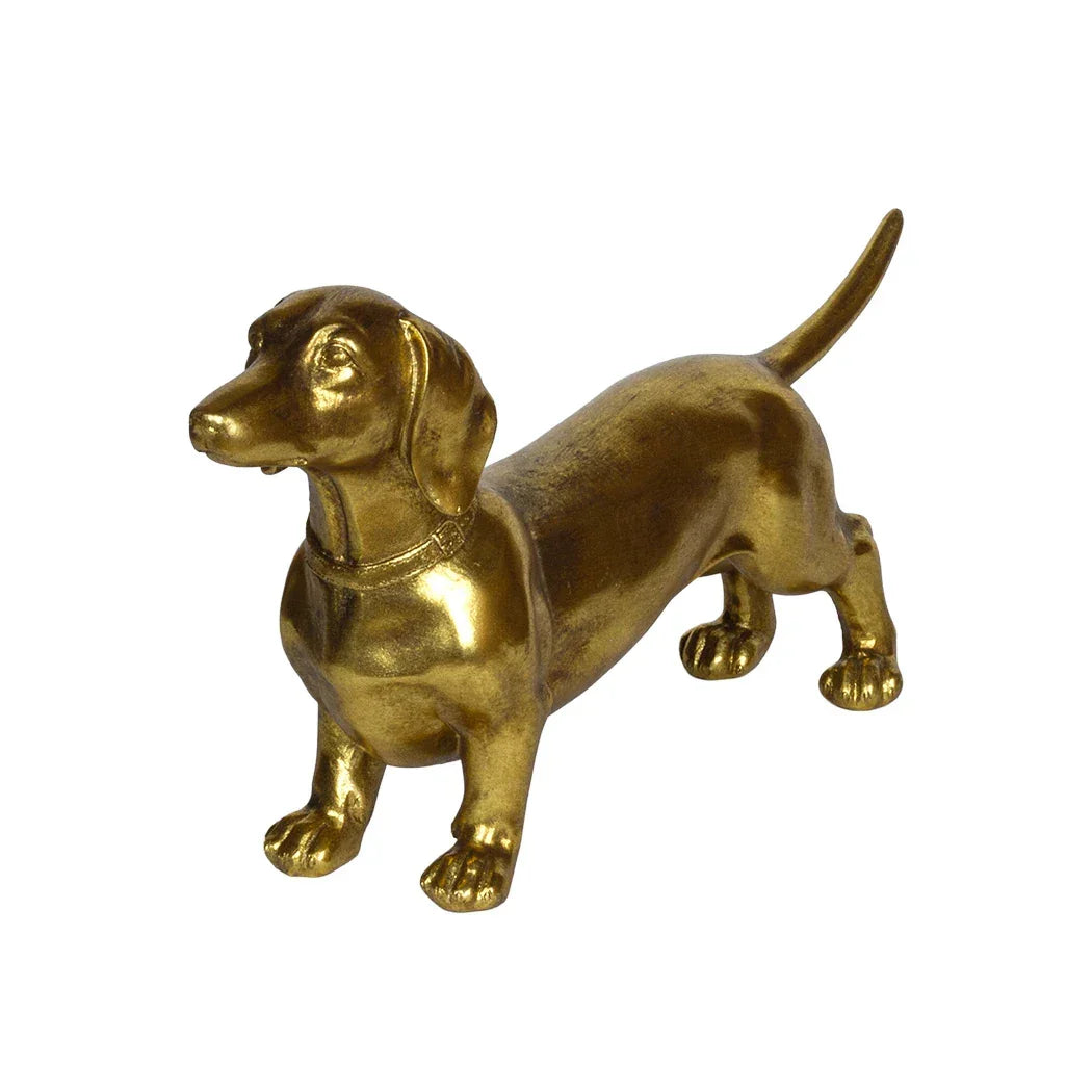 Ornament - Golden Dachshund 26cm - Resin
