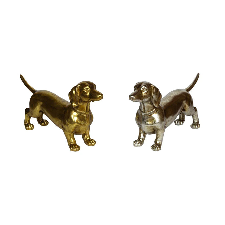 Ornament - Golden Dachshund 26cm - Resin