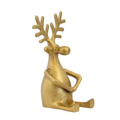 Ornament - Golden Hands Folded Reindeer - Iron