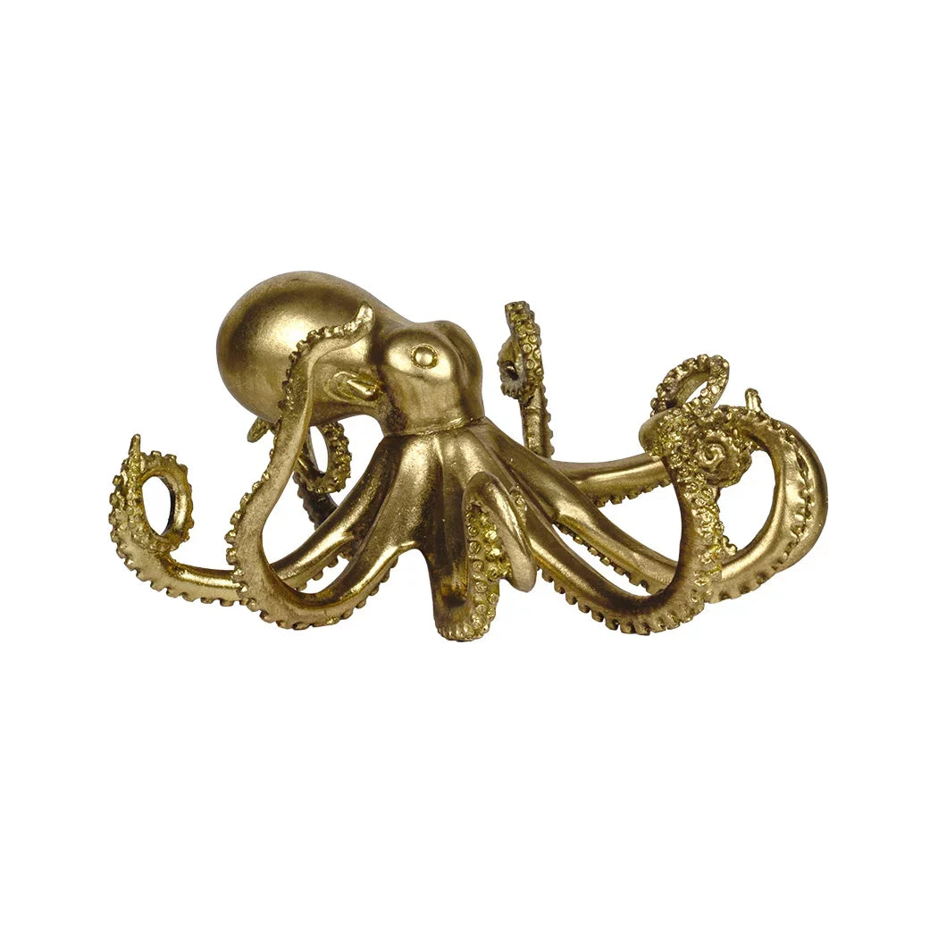 Ornament - Golden Kraken Large - Resin