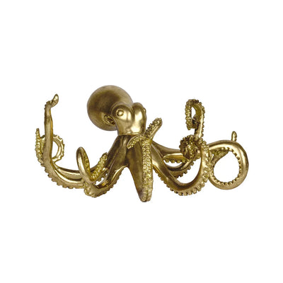 Ornament - Golden Kraken Large - Resin