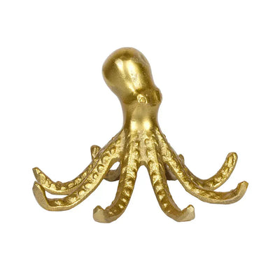 Ornament - Golden Octopus - Iron