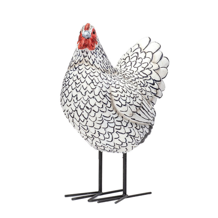 Ornament - Hen - Wood