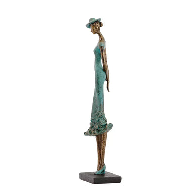 Ornament - Lady Stepping Out - Resin