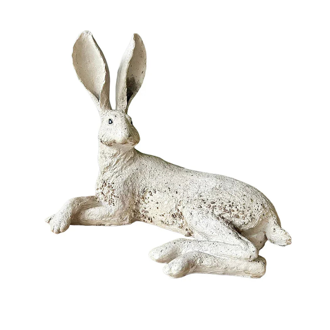 Ornament - Majestic Hare Laying Down - Resin