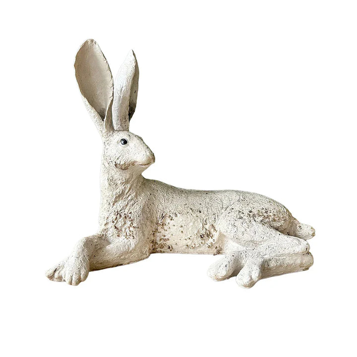 Ornament - Majestic Hare Laying Down - Resin
