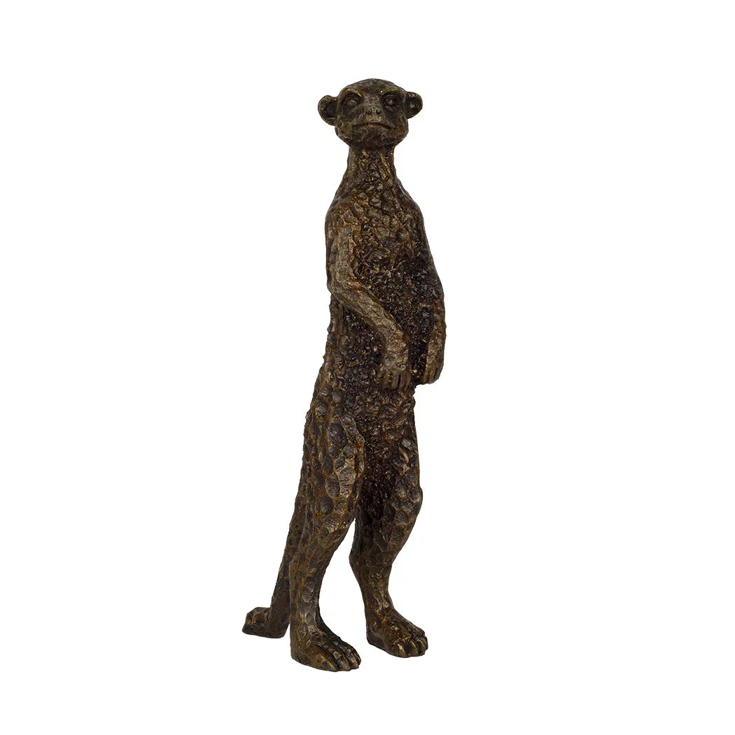 Ornament - Mr Meerkat (Dark Bronze) - Iron