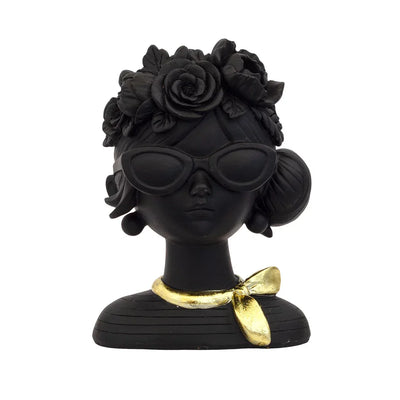 Ornament - Rosy Girl Bust - Resin