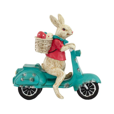 Ornament - Scooted Bunny - Resin
