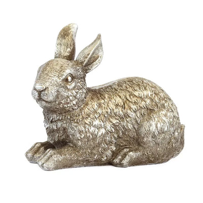 Ornament - Silver Bunny Wood