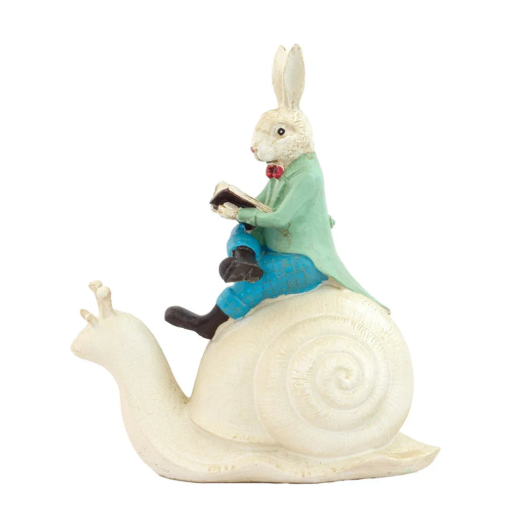 Ornament - Snail &amp; Hare - Resin