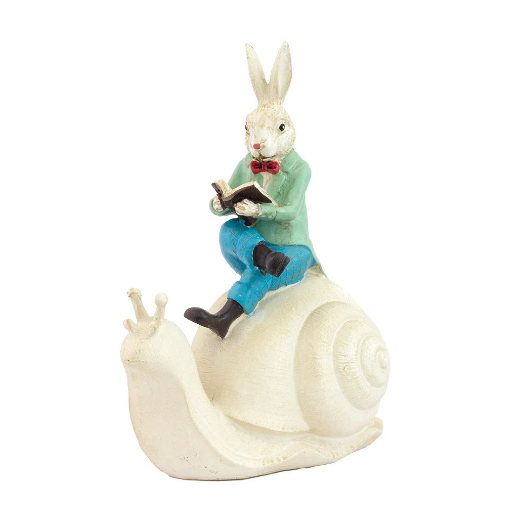 Ornament - Snail &amp; Hare - Resin