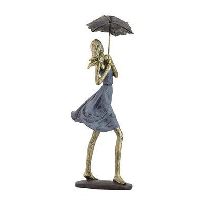 Ornament - Umbrella Lady - Resin