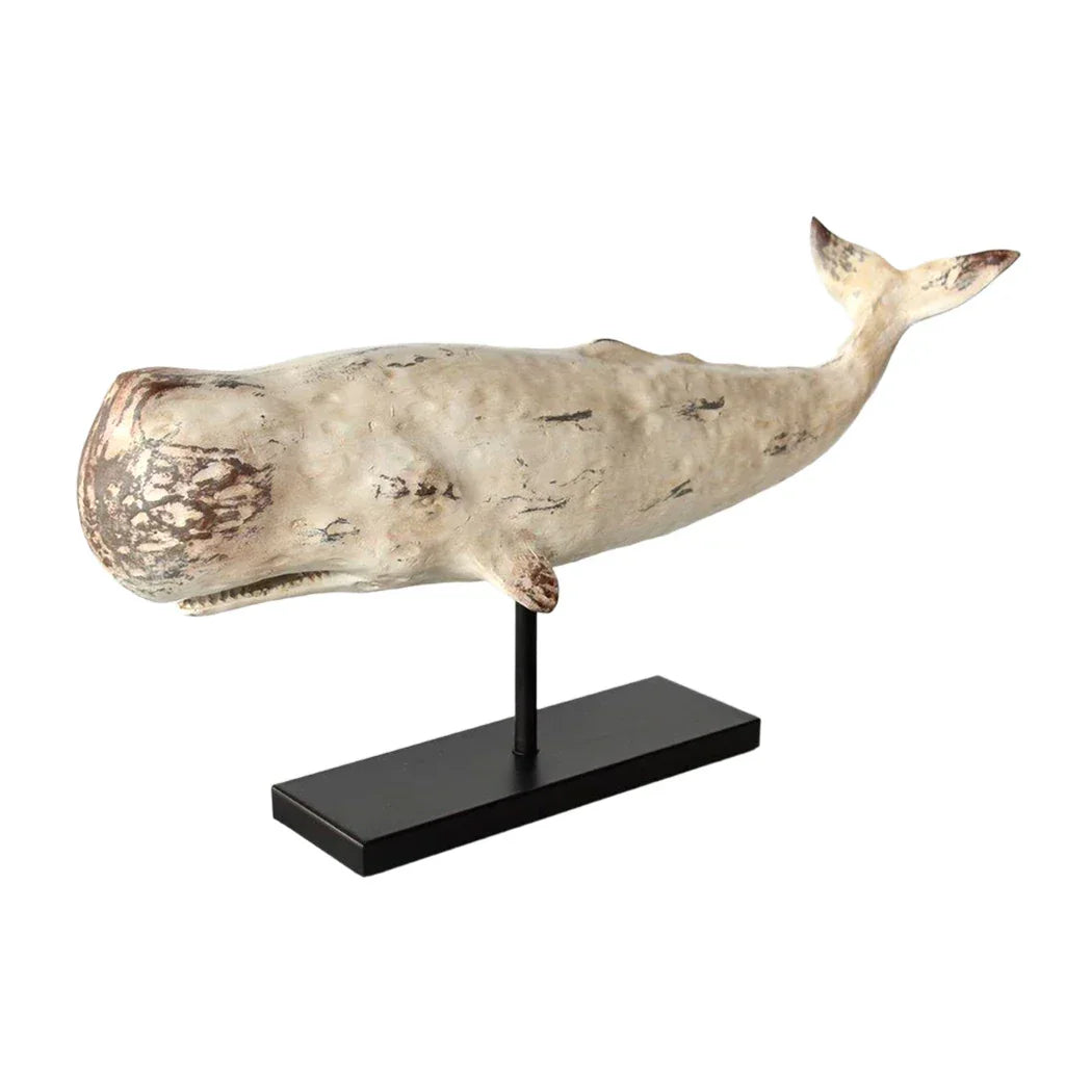 Ornament - Vintaged Whale - Resin
