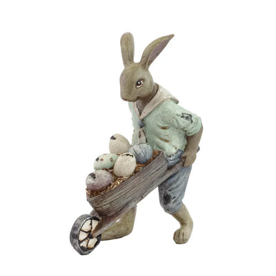 Ornament - Working Bunny - Resin