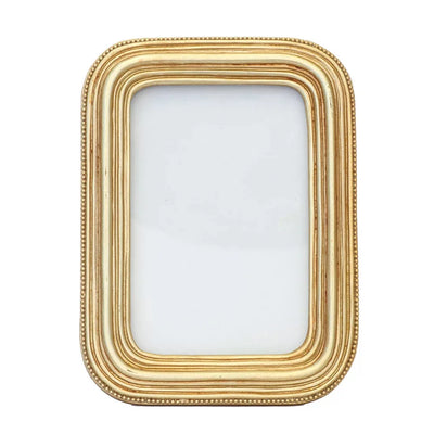 Picture Frame - Antique Gold Beaded - Frame