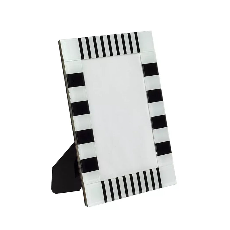 Picture Frame Glass Black & White 23cm Frame