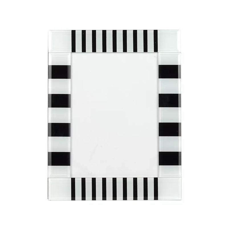 Picture Frame Glass Black & White 23cm Frame