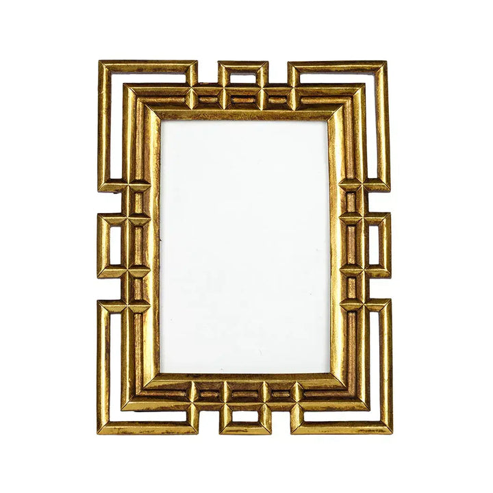Picture Frame - Gold Antique Bold Lines - Frame
