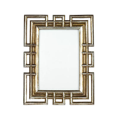 Picture Frame - Silver Antique Bold Lines - Frame