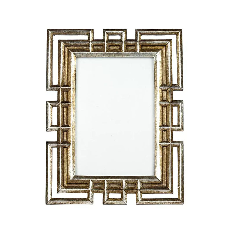 Picture Frame - Silver Antique Bold Lines - Frame