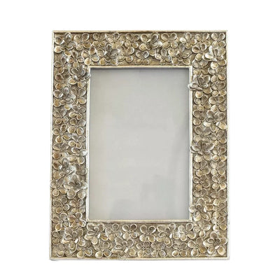 Picture Frame - Silver Daisies