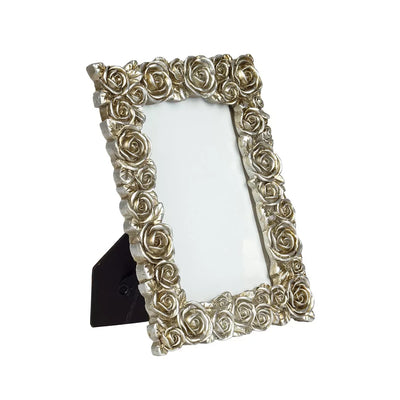 Picture Frame - Silver Roses - Frame