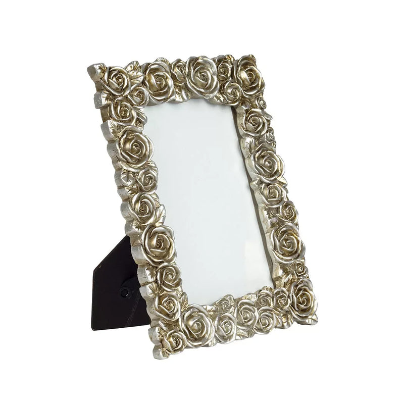 Picture Frame - Silver Roses - Frame