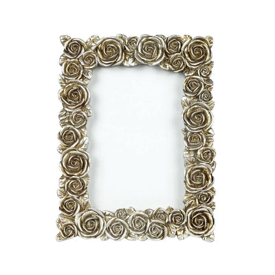 Picture Frame - Silver Roses - Frame