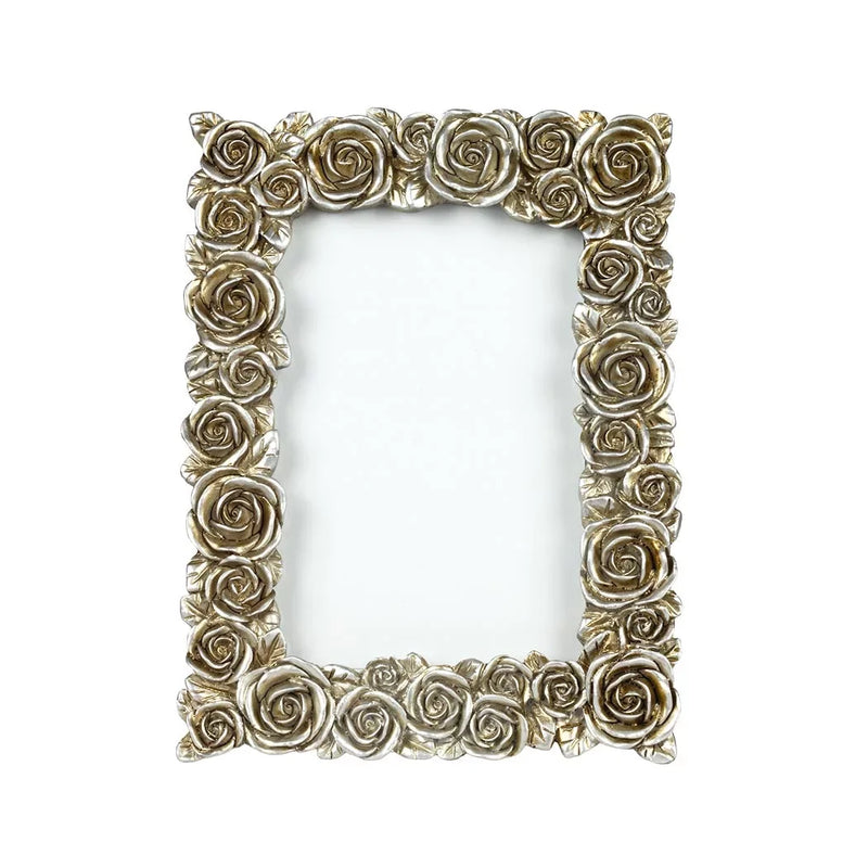 Picture Frame - Silver Roses - Frame
